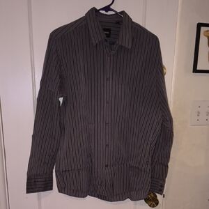 Hugo Boss | Charcoal Pinstripe Dress Shirt